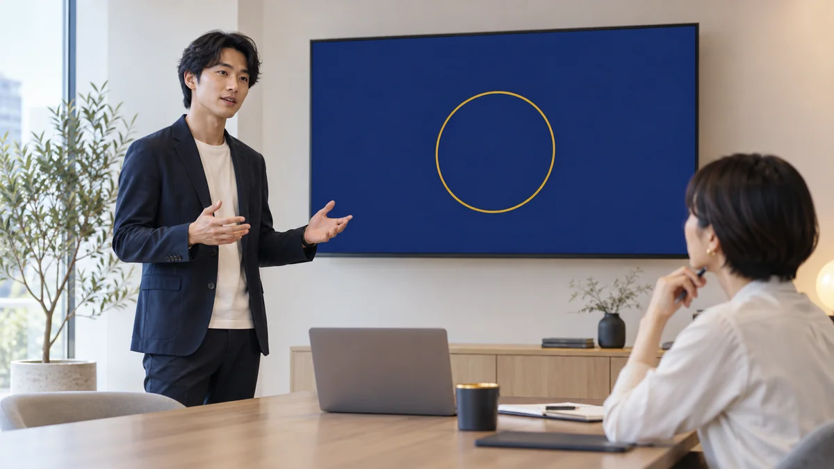 英語でのリハーサルの様子